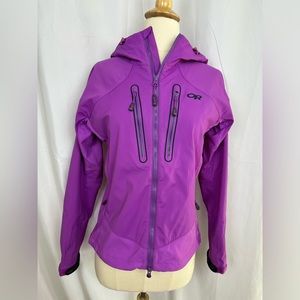 New Magenta Outdoor Research Ski Shell Jacket Sz XS
